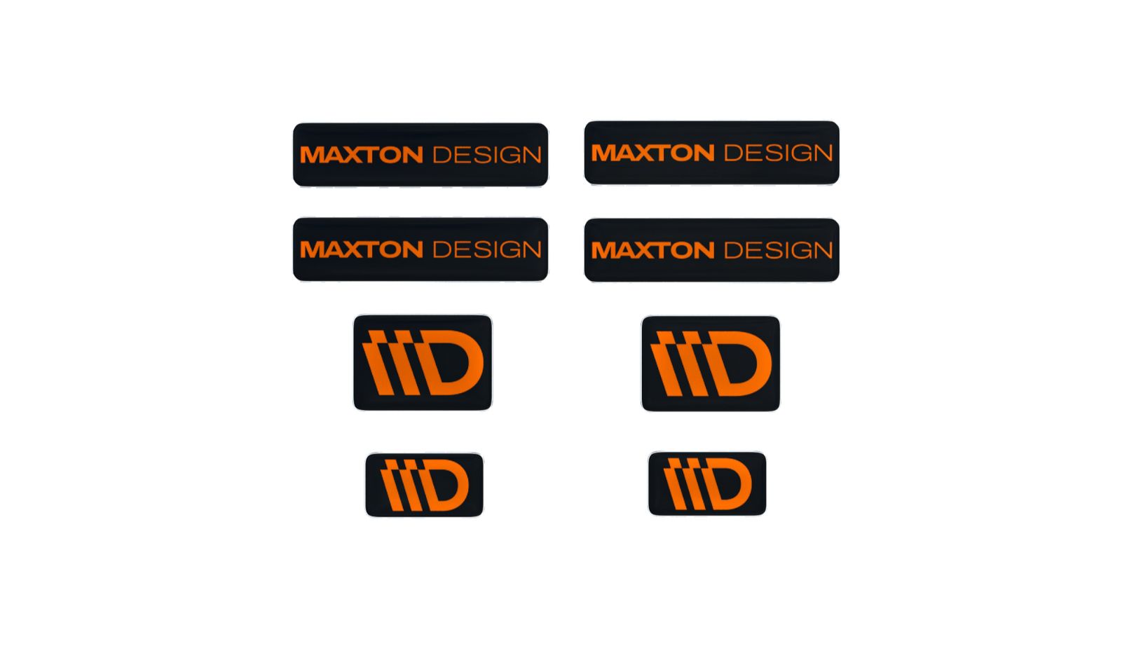 3D Klistermärke Dekal Logga Maxton Design Maxton Design