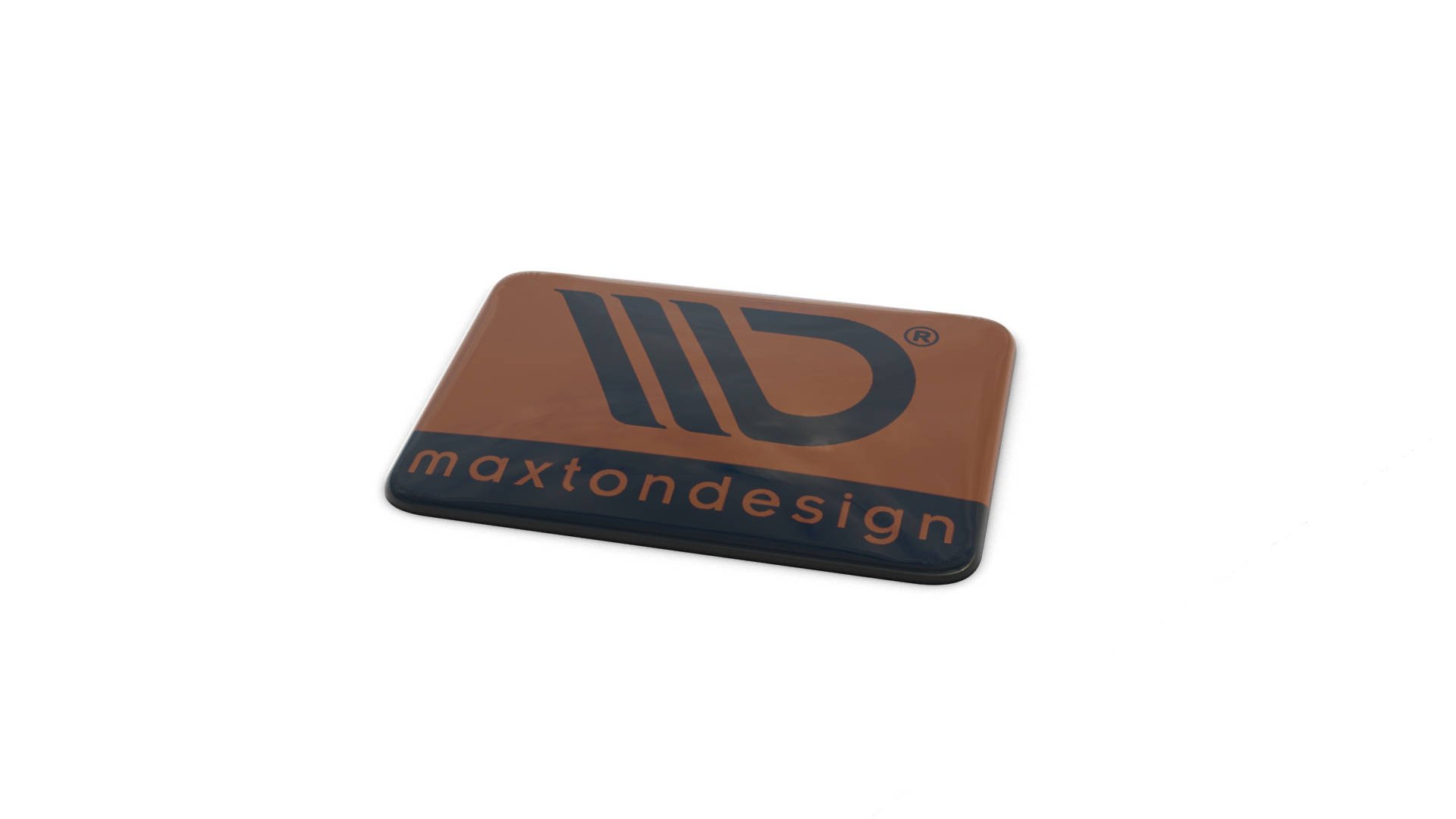 3D Klistermärke Dekal Logga 6st Maxton Design (B12)