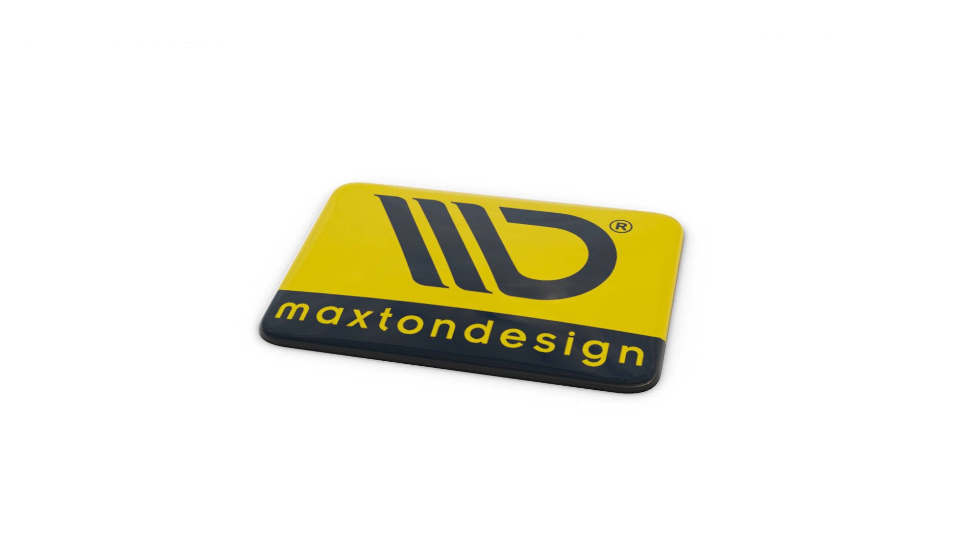 3D Klistermärke Dekal Logga 6st Maxton Design (B3)