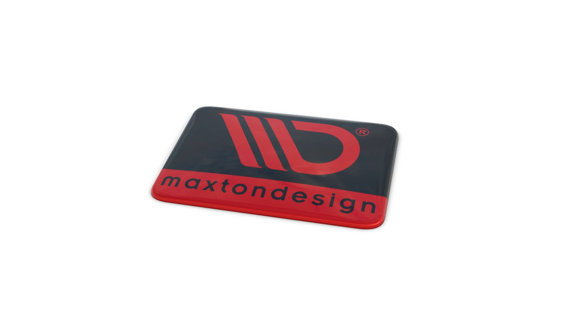 3D Klistermärke Dekal Logga 6st Maxton Design (C1)