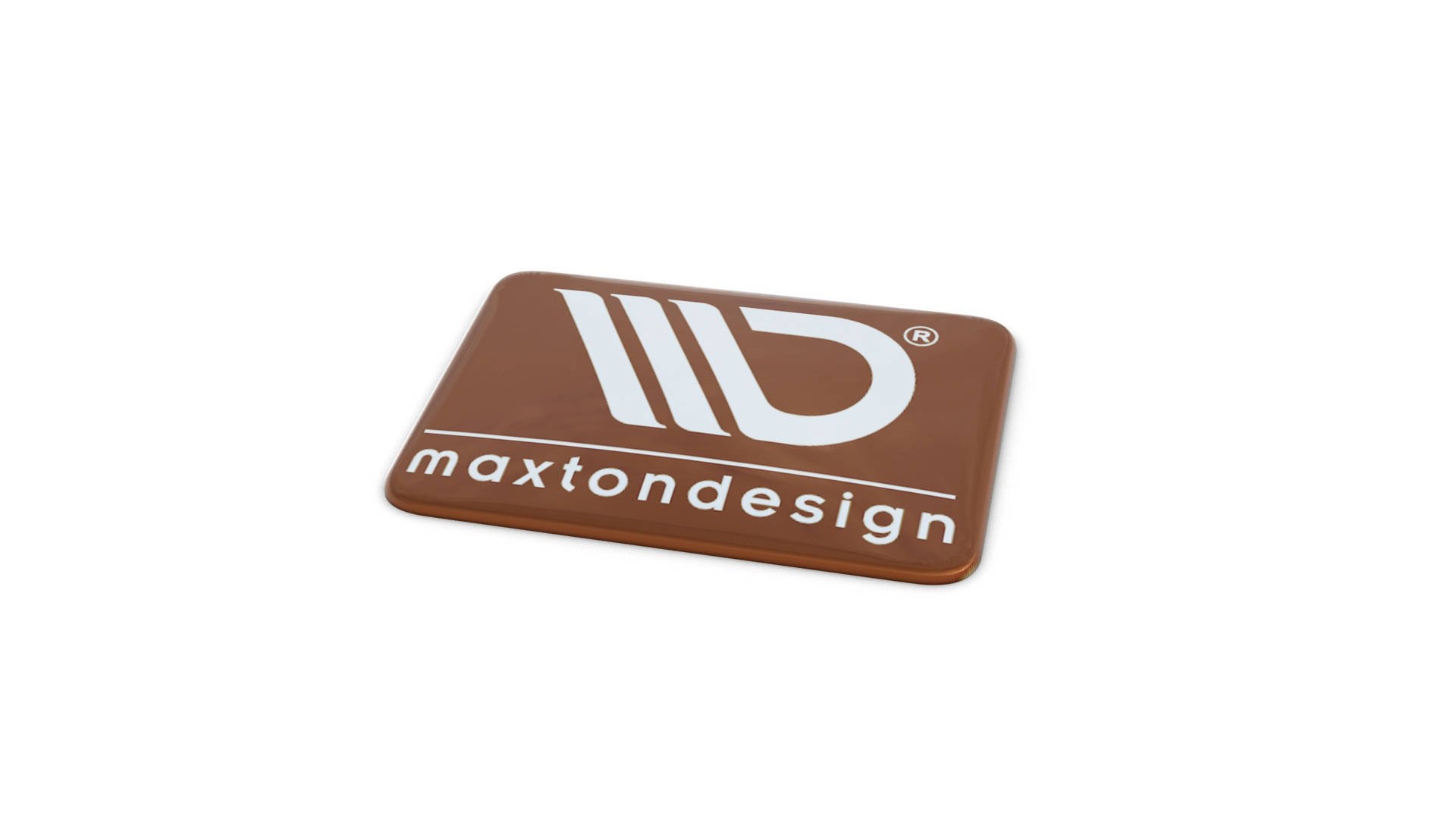 3D Klistermärke Dekal Logga 6st Maxton Design (D12)