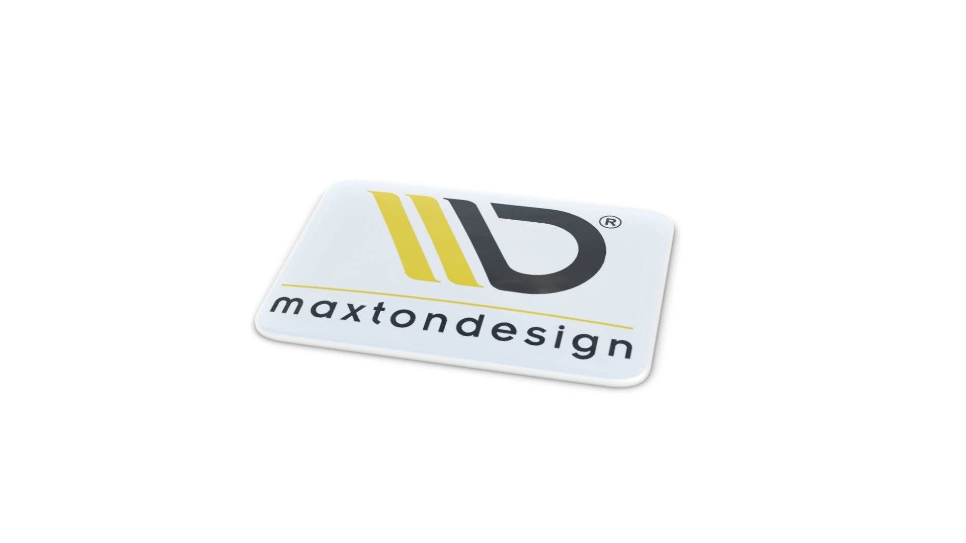 3D Klistermärke Dekal Logga 6st Maxton Design (E2)