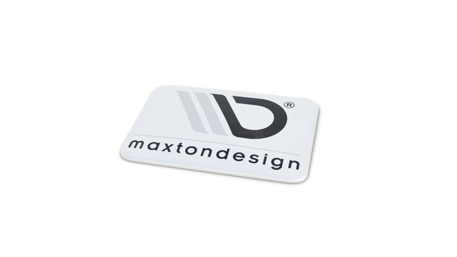 3D Klistermärke Dekal Logga 6st Maxton Design (E9)