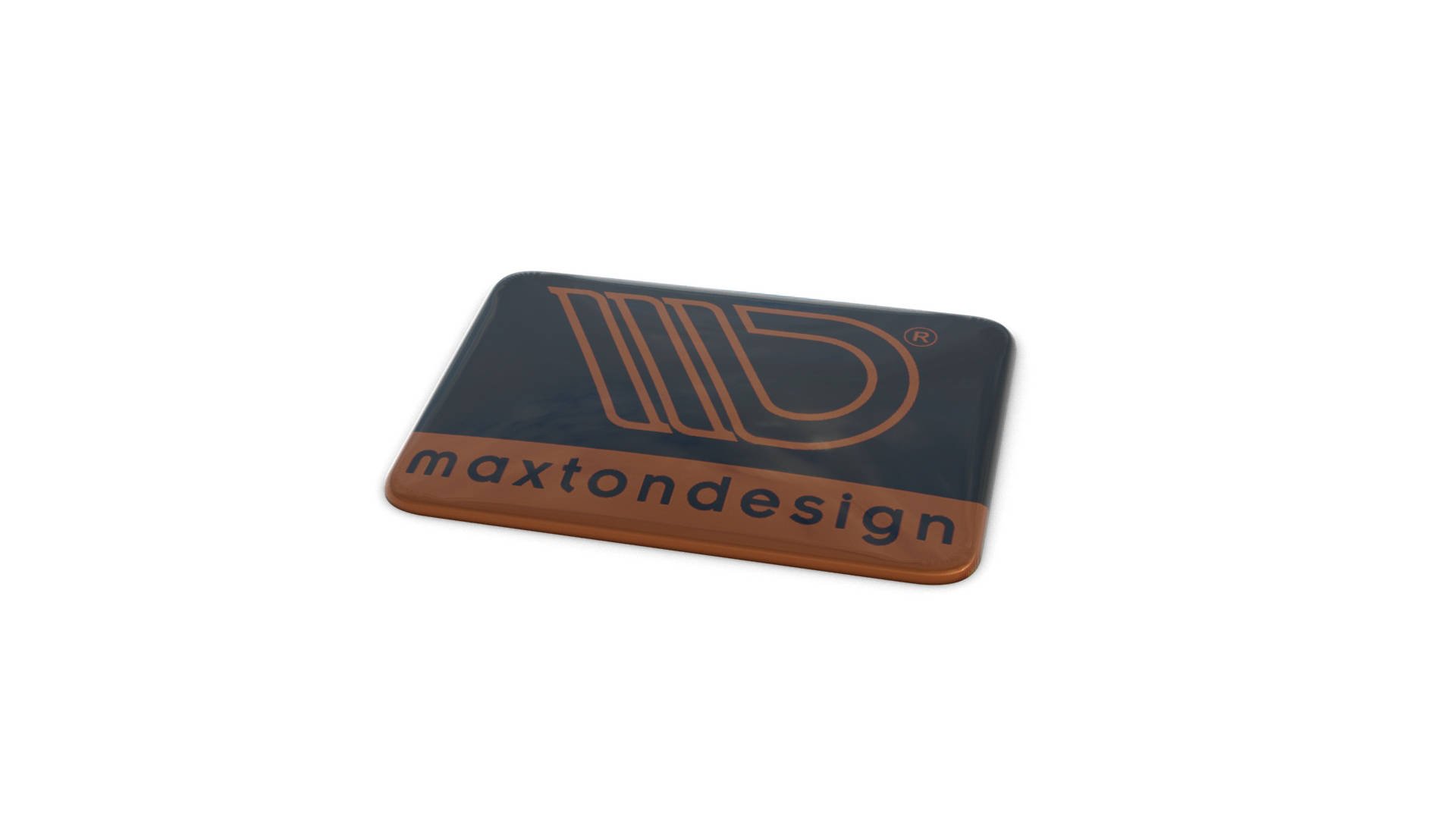 3D Klistermärke Dekal Logga 6st Maxton Design (F12)