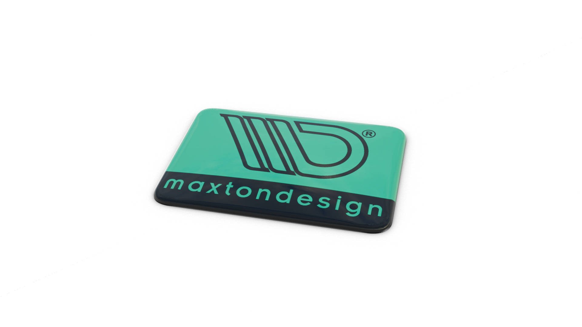 3D Klistermärke Dekal Logga 6st Maxton Design (G7)