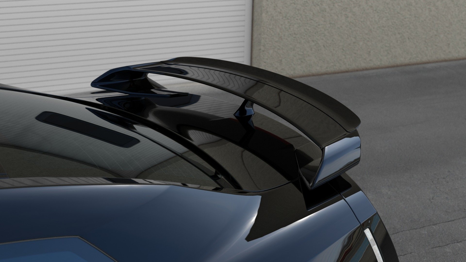 Nissan GT-R 2007-2010 Vingextension V.1 Maxton Design