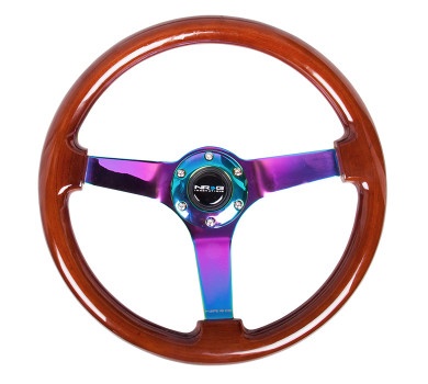 NRG-RST-036BR-MC NRG Träratt med Neochrome Centrum 350mm (3