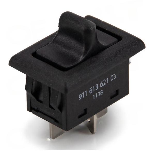 Porsche 911 1973-1989 Fönsterhissknapp Svart 5-Pin Flat Plugg OE-Cult i gruppen Välj bilmodell / Porsche / Äldre modeller / Reservdelar hos DDESIGN Scandinavia AB (OEC-P00829)
