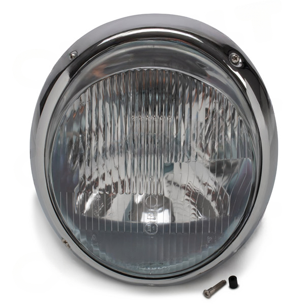 Porsche 911/912 1966-1971 H1/H1 Strålkastare Halogen Krom OE-Cult i gruppen Välj bilmodell / Porsche / Äldre modeller / Reservdelar hos DDESIGN Scandinavia AB (OEC-P01778)