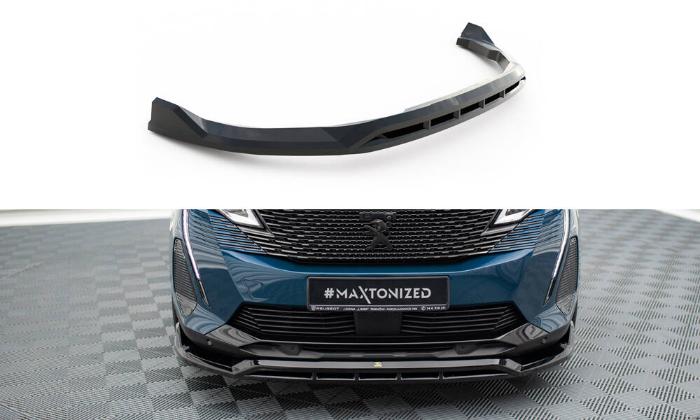 Peugeot 3008 GT-Line Mk2 Facelift 2020-2024 Frontsplitter V.1 Maxton Design i gruppen Bilmodeller / Peugeot / 3008 hos DDESIGN AB (PE30082FGTLINEFD1GFD1RG)