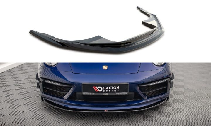 Porsche 911 Carrera Aero / S Aero 992 2019+ Frontsplitter V.1 Maxton Design i gruppen Bilmodeller / Porsche / 992 2018+ hos DDESIGN AB (PO-911-992-CA-AERO-FD1)