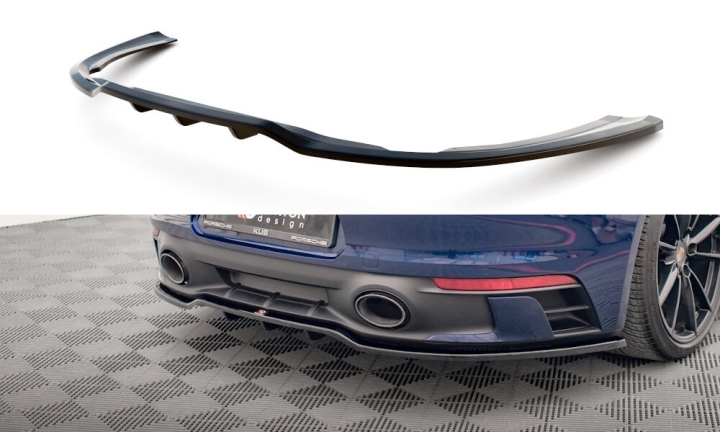 Porsche 911 Carrera Aero / S Aero 992 2019+ Bakre Splitter (Med Splitters) V.1 Maxton Design i gruppen Bilmodeller / Porsche / 992 2018+ hos DDESIGN AB (PO-911-992-CA-AERO-RD1)