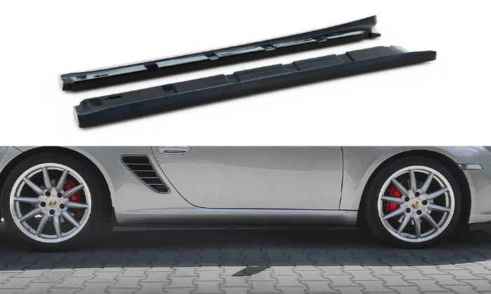 Porsche Boxster / Cayman 987 2004-2009 Sidoextensions V.1 Maxton Design i gruppen Välj bilmodell / Porsche / 987 Cayman 05-12 / Styling hos DDESIGN Scandinavia AB (PO-BO-S-987-SD1G)