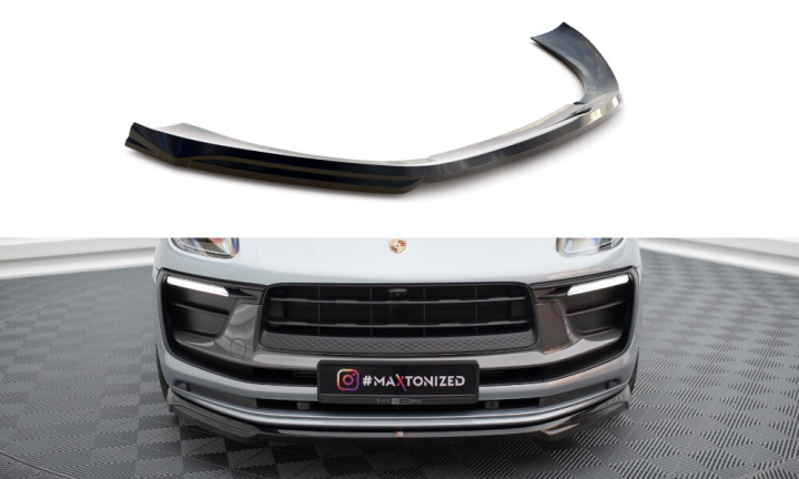 Porsche Macan Mk1 Facelift 2 2021+ Frontsplitter V.1 Maxton Design  i gruppen Bilmodeller / Porsche / Macan 14+ hos DDESIGN AB (PO-MA-1F2-FD1)