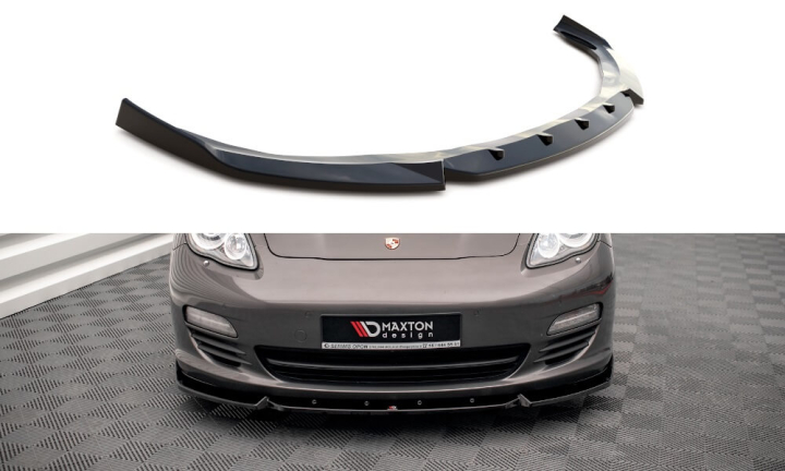 Porsche Panamera / Panamera Diesel 970 2009-2013 Frontsplitter V.2 Maxton Design i gruppen Bilmodeller / Porsche / 970 Panamera 09-16 / Styling hos DDESIGN AB (PO-PA-970-FD2)