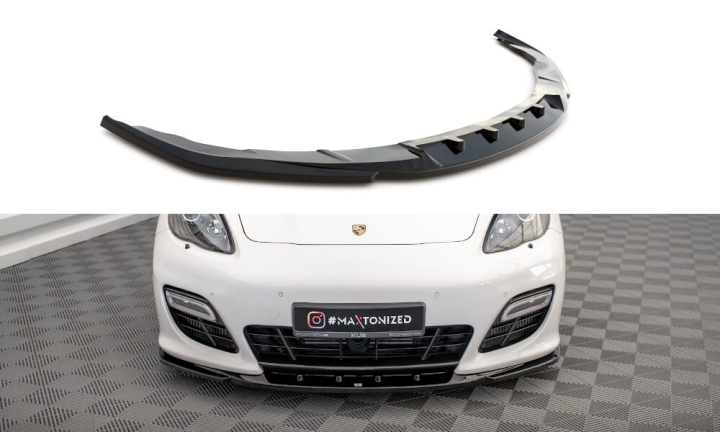 Porsche Panamera Turbo 970 2009-2013 Frontsplitter V.2 Maxton Design i gruppen Bilmodeller / Porsche / 970 Panamera 09-16 / Styling hos DDESIGN AB (PO-PA-970-TURBO-FD2)