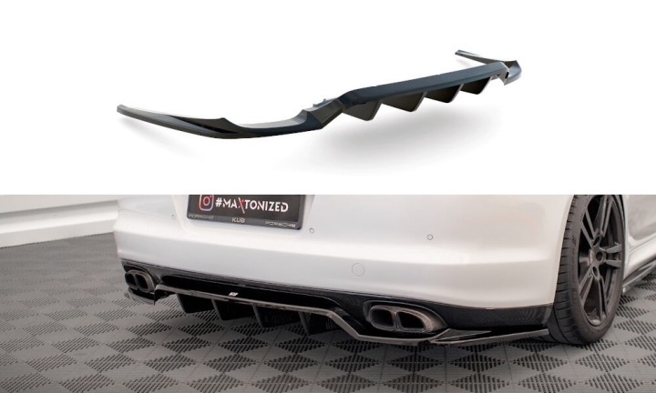 Porsche Panamera Turbo 970 2009-2013 Bakre Splitter (Med Splitters) V.1 Maxton Design i gruppen Bilmodeller / Porsche / 970 Panamera 09-16 / Styling hos DDESIGN AB (PO-PA-970-TURBO-RD1-RD2)