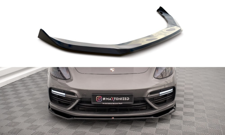 Porsche Panamera Turbo S E-Hybrid 971 2016-2020 Frontsplitter V.2 Maxton Design i gruppen Bilmodeller / Porsche / 971 Panamera 16+ hos DDESIGN AB (PO-PA-971-H-FD2)