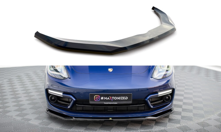 Porsche Panamera E-Hybrid 971 Facelift 2020+ Frontsplitter V.1 Maxton Design i gruppen Bilmodeller / Porsche / 971 Panamera 16+ hos DDESIGN AB (PO-PA-971F-H-FD1G)