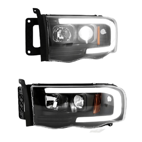 PRO-YD-DR02V2-LB-BK-2 Ram 1500-3500 02-05 Strålkastare LED - Light Bar Spyder Auto Spyder Auto