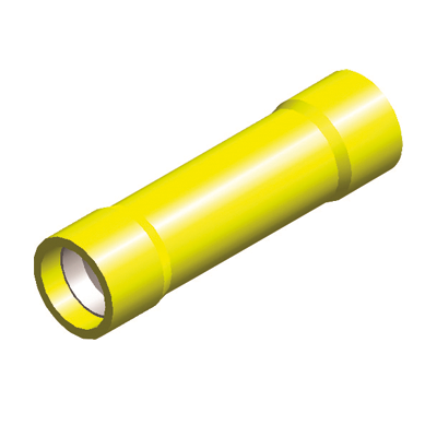 Skarvhylsor Kabel Isolerade Gul (10st) QSP Products