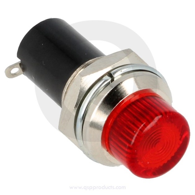 QE2014 Varningslampa Röd - 12V QSP Products
