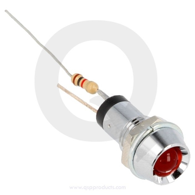 QE2029 Varningslampa Röd - 12V QSP Products