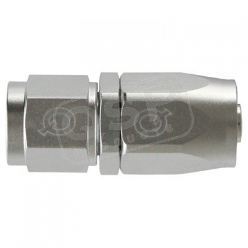 QGZ336-08 Rak AN8 Slangände - Silver QSP