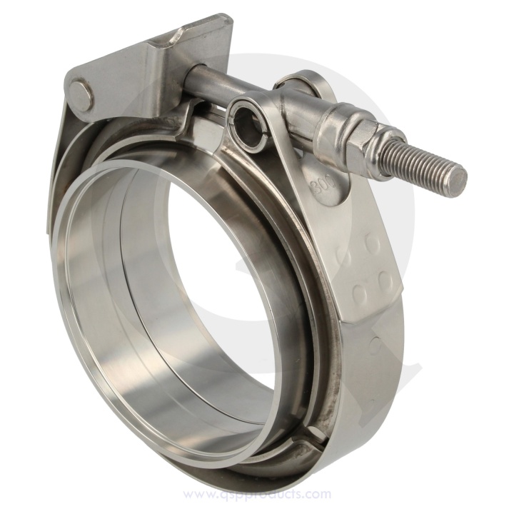 V-Bandskit Rostfritt ''Quick Release'' QSP i gruppen Universala produkter / Tuning / Avgas & Grenrör / V-Band & Tillbehör / V-bandsklämmor & Kit hos DDESIGN Scandinavia AB (QHKVQ)