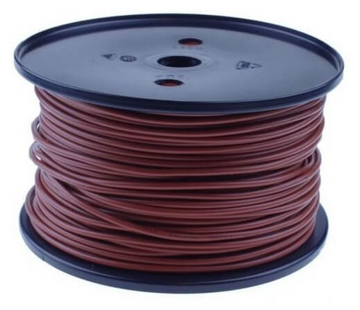 QK6010 Kabel PVC 1,5mm2 Brun Rulle (100m) QSP Products