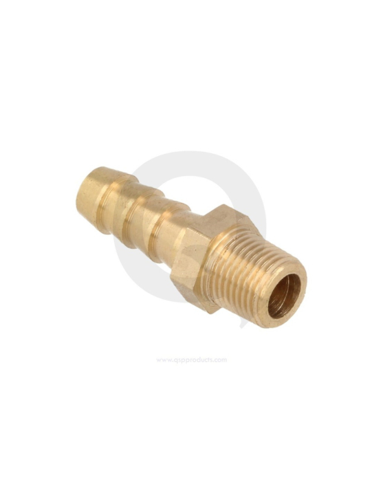 Anslutning 10mm - 1/4npt - Mässing QSP i gruppen Universala produkter / Tuning / AN-Kopplingar, Slang & Tillbehör / AN-adaptrar & kopplingar hos DDESIGN Scandinavia AB (QMZ-S-1410)