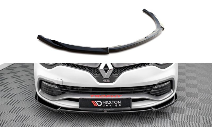 Renault Clio RS Mk4 2013-2019 Frontläpp / Frontsplitter V.2 Maxton Design i gruppen Bilmodeller / Renault / Clio 4 12-19 hos DDESIGN AB (RE-CL-4-RS-FD2G)