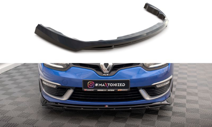 Renault Megane GT-Line Grandtour MK3 Facelift 2013-2016 Frontläpp / Frontsplitter Maxton Design i gruppen Bilmodeller / Renault / Megane 08-16 / Styling hos DDESIGN AB (RE-ME-3F-GT-K-FD1G-FD1RG)