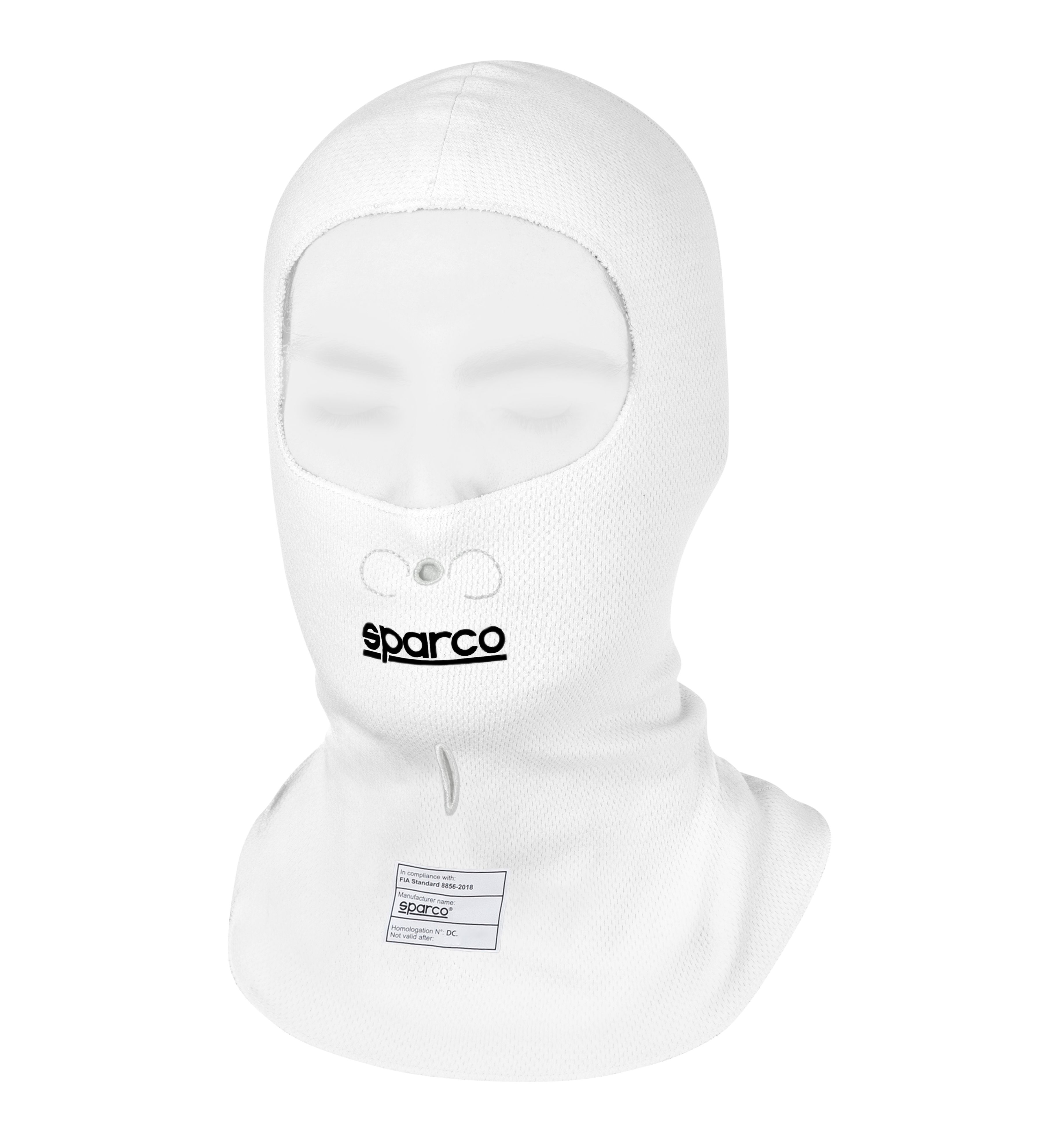 Balaclava Pista BALACLAVA PISTA WHITE Sparco