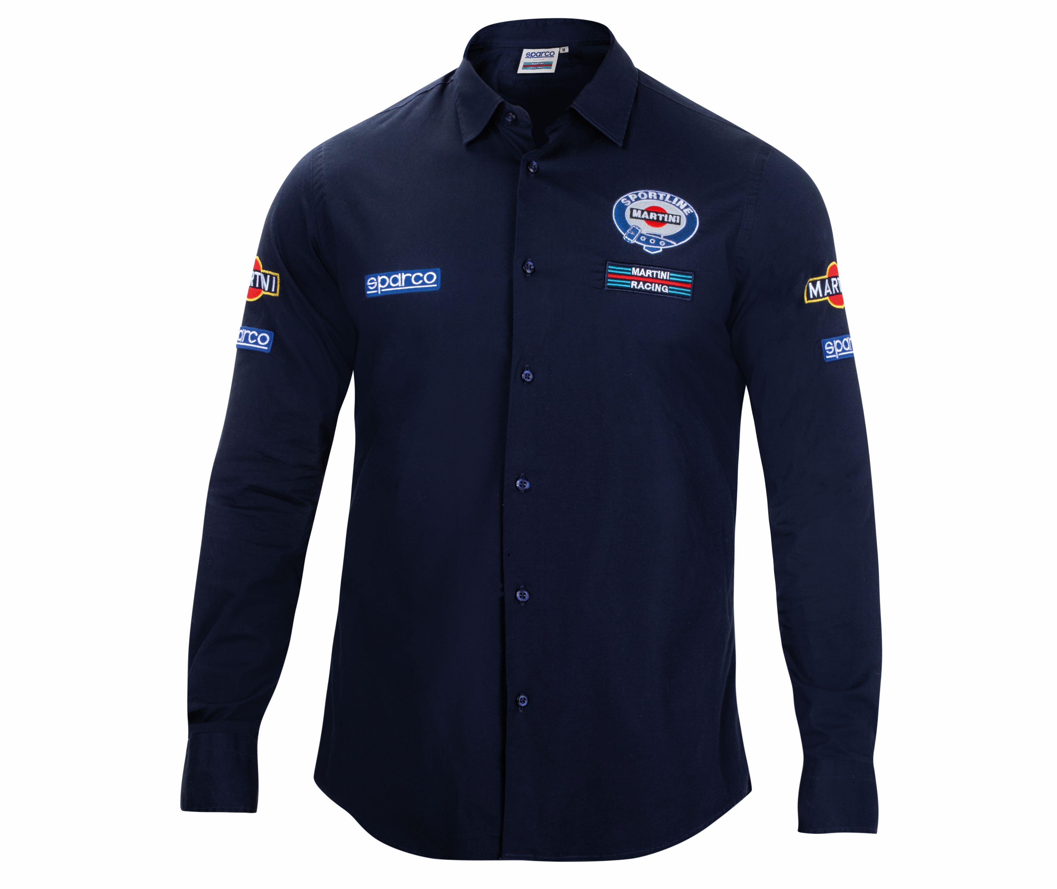 Martini Racing Skjorta Storlek: XXXL, Färg: Marinblå, Martini Racing Sparco