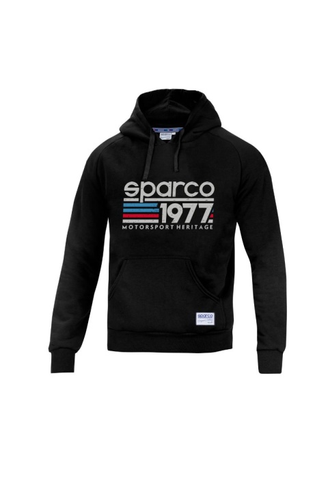 Hoodie77 Sparco (Svart, S)