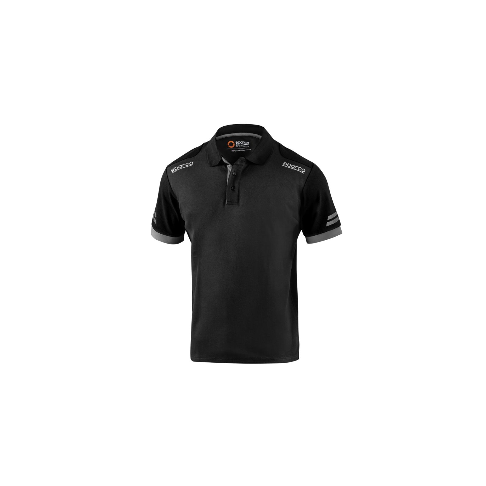 Tech Polotröja Storlek: XS, Färg: Svart/Grå Sparco