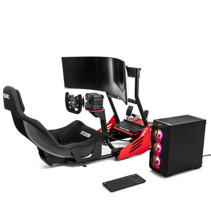 Sim Gaming Rig Färg: Svart Sparco