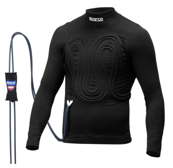 FIA/SFI Kylande Underställströja Storlek: XXL, Färg: Vit Sparco