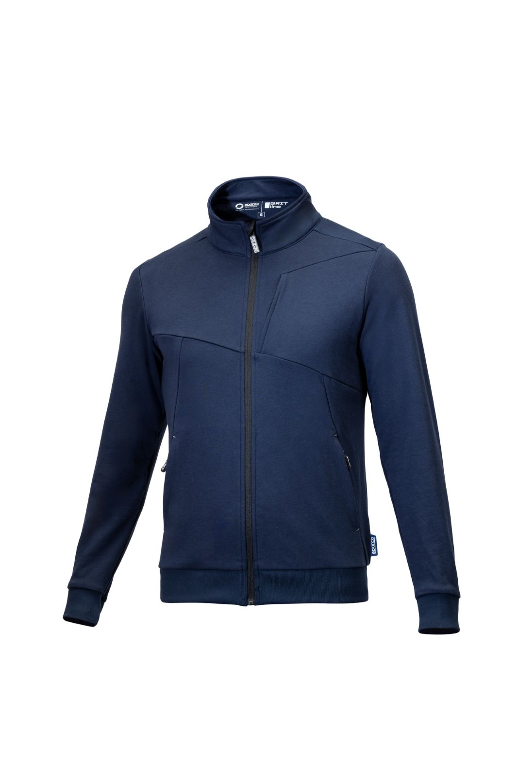 Grit Full-Zip Sweatshirt Storlek: S, Färg: Marinblå Sparco