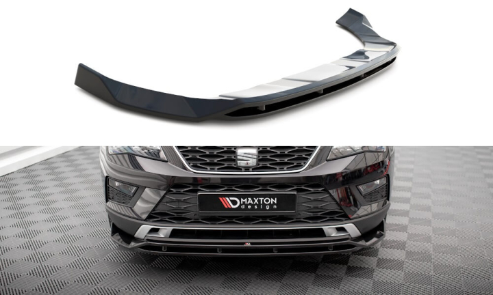 Seat Ateca Mk1 2016-2020 Frontsplitter V.1 Maxton Design i gruppen Bilmodeller / Seat hos DDESIGN AB (SE-AT-1-FD1-FD1R)