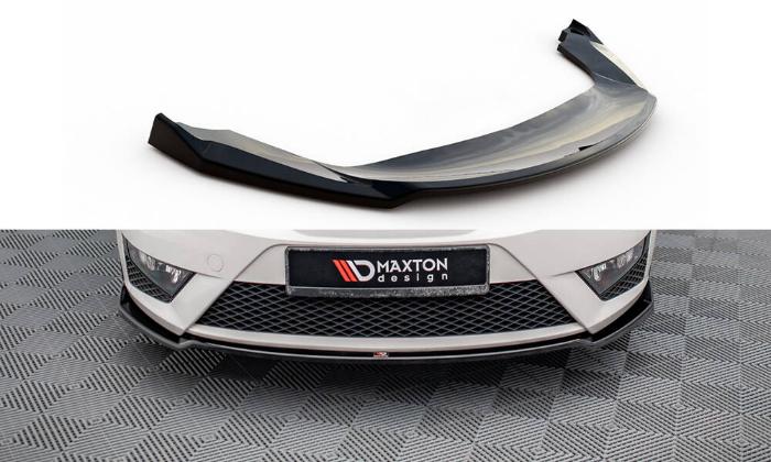 Seat Ibiza FR SC Mk4 Facelift 2012-2017 Frontsplitter V.1 Maxton Design i gruppen Bilmodeller / Seat / Ibiza Mk4 (6J) 08-17 / Styling hos DDESIGN AB (SE-IB-4F-FR-SC-FD1G)