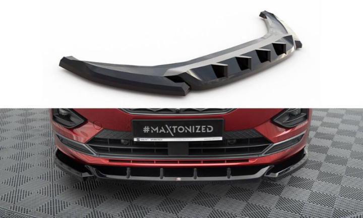 Seat Tarraco FR Mk1 2018+ Frontläpp / Frontsplitter V.1 Maxton Design i gruppen Bilmodeller / Seat / Tarraco MK1 2018+ hos DDESIGN AB (SE-TA-1-FR-FD1G)