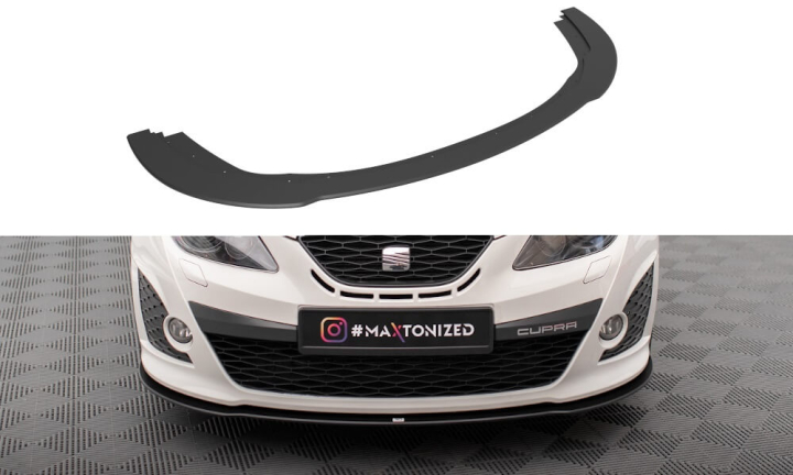 Seat Ibiza Sport Coupe Mk4 2008-2012 Street Pro Frontsplitter V.1 Maxton Design i gruppen Bilmodeller / Seat / Ibiza Mk4 (6J) 08-17 / Styling hos DDESIGN AB (SEIB4SCCNC-FD1)