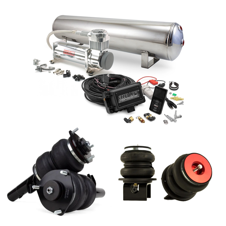 Audi / VW ''Slam Kit'' Komplett Luftfjädring Inkl. Air Lift 3P Styrsystem Air Lift Performance i gruppen Välj bilmodell / VW / Golf 7 R 12-19 / Chassi / Luftfjädring hos DDESIGN Scandinavia AB (SET-alf75582-2)