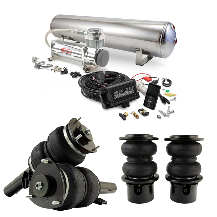 15-24 VW GOLF MK7/MK8 / 15-20 AUDI A3/S3/RS3 Slam Kit Luftfjädring Komplett Luftfjädring Inkl. Air Lift 3P Styrsystem Air Lift Performance i gruppen Välj bilmodell / VW / Golf 7 R 12-19 / Chassi / Luftfjädring hos DDESIGN Scandinavia AB (SET-alf78562)