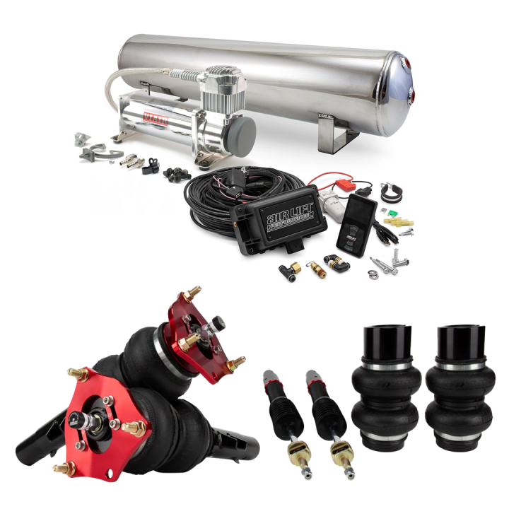 Honda Civic 2016-2021 Komplett Luftfjädring Inkl. Air Lift 3P Styrsystem Air Lift Performance i gruppen Välj bilmodell / Honda / Civic FC - FK Standard 16-21 / Chassi hos DDESIGN Scandinavia AB (SET-alf78599)