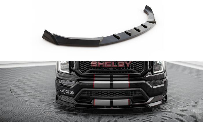 Shelby F150 Super Snake 2020- Frontsplitter V.1 Maxton Design i gruppen Bilmodeller / Ford / F-150 15+ / Styling hos DDESIGN AB (SH-F150-SS-FD1G)