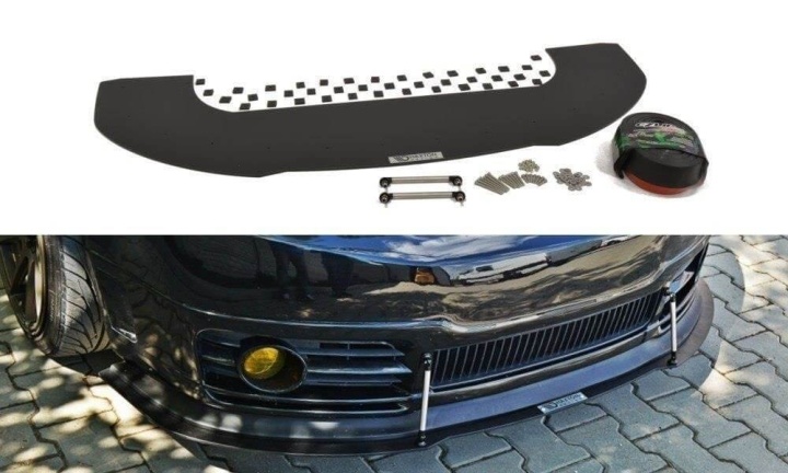 SK-FA-1-RS-CNC-FD1A Skoda Fabia RS MK1 2003-2007 Racing Frontsplitter V.1 Maxton Design