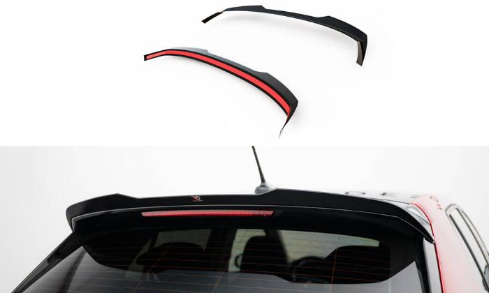 Skoda Fabia Mk4 2021+ Vingextension V.1 Maxton Design i gruppen Välj bilmodell / Skoda / Fabia Mk4 2021+ hos DDESIGN Scandinavia AB (SK-FA-4-CAP1G)